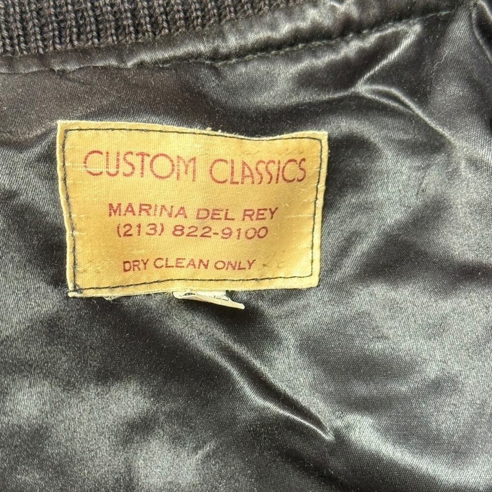 RARE Vintage Sesame Street Live Jacket National Tour Varsity Leather Wool Black - Picture 4 of 12